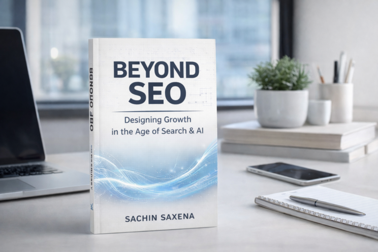 Beyond SEO ebook cover highlighting digital marketing growth strategies in the AI era