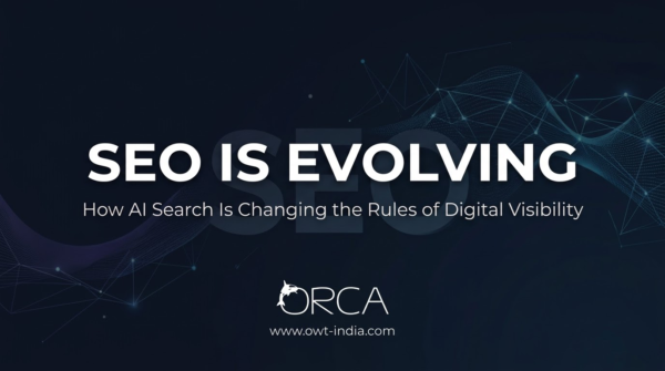 SEO is evolving infographic showing how AI search is changing digital visibility