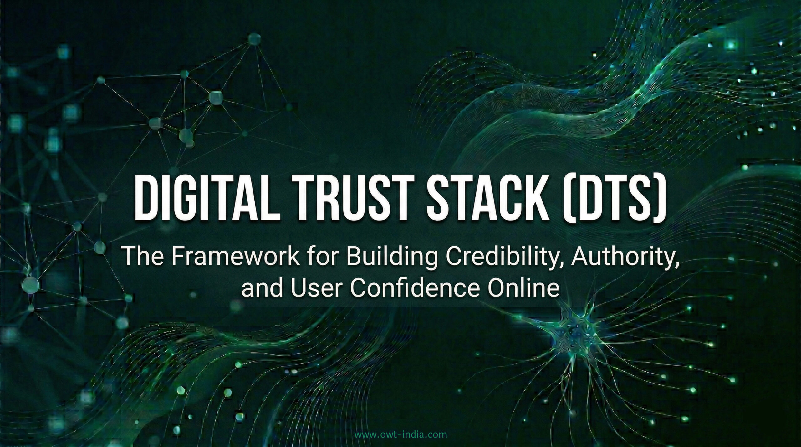 digital trust stack showing four layers visibility accuracy speed and experience building trust across touchpoints