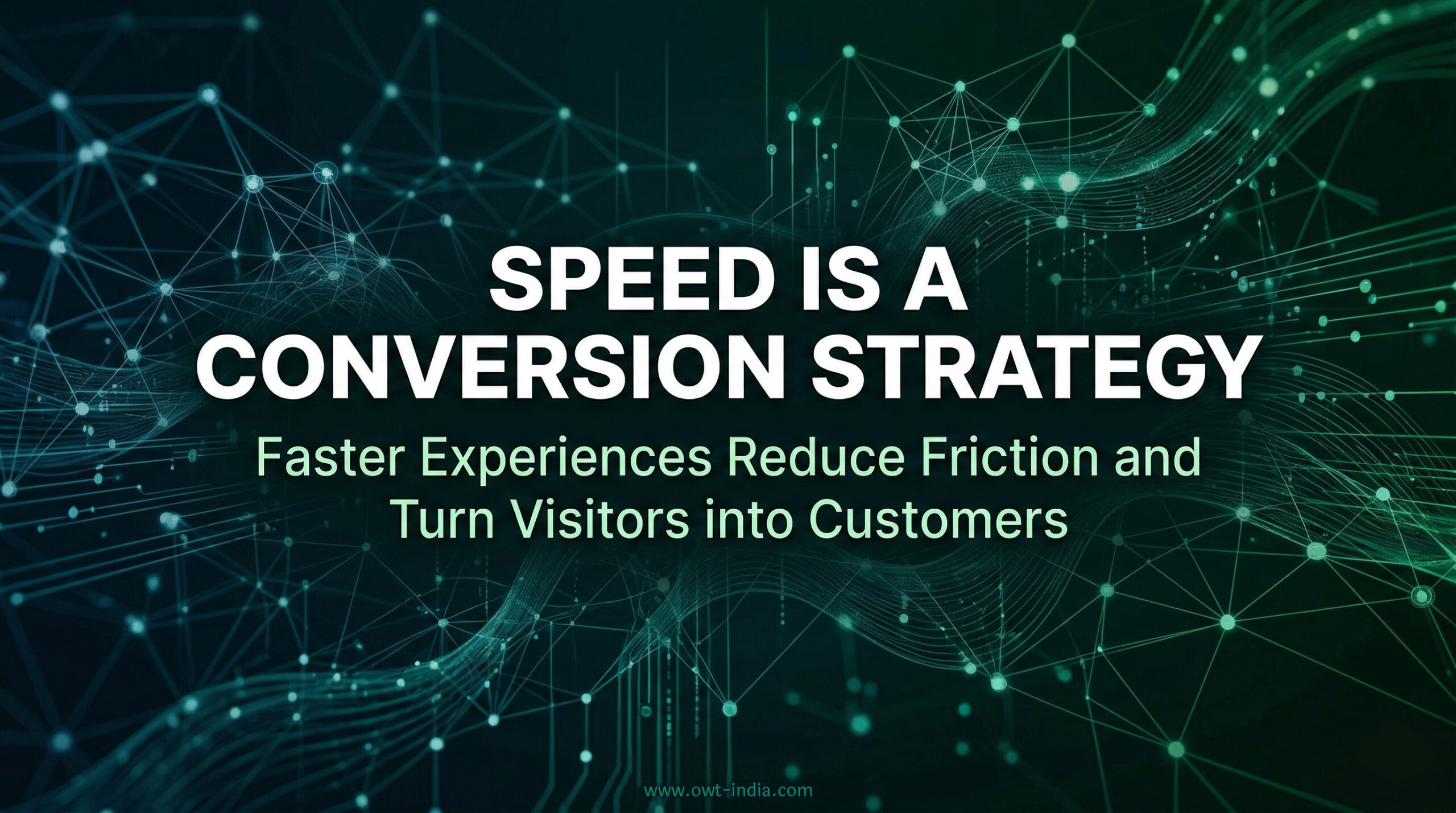 speed impact on conversion showing faster response leading to higher engagement and slower response causing drop off