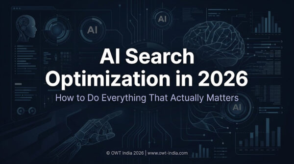 AI search optimization guide 2026 showing 10 practical how-to frameworks for entity authority, content structure, and AI search visibility