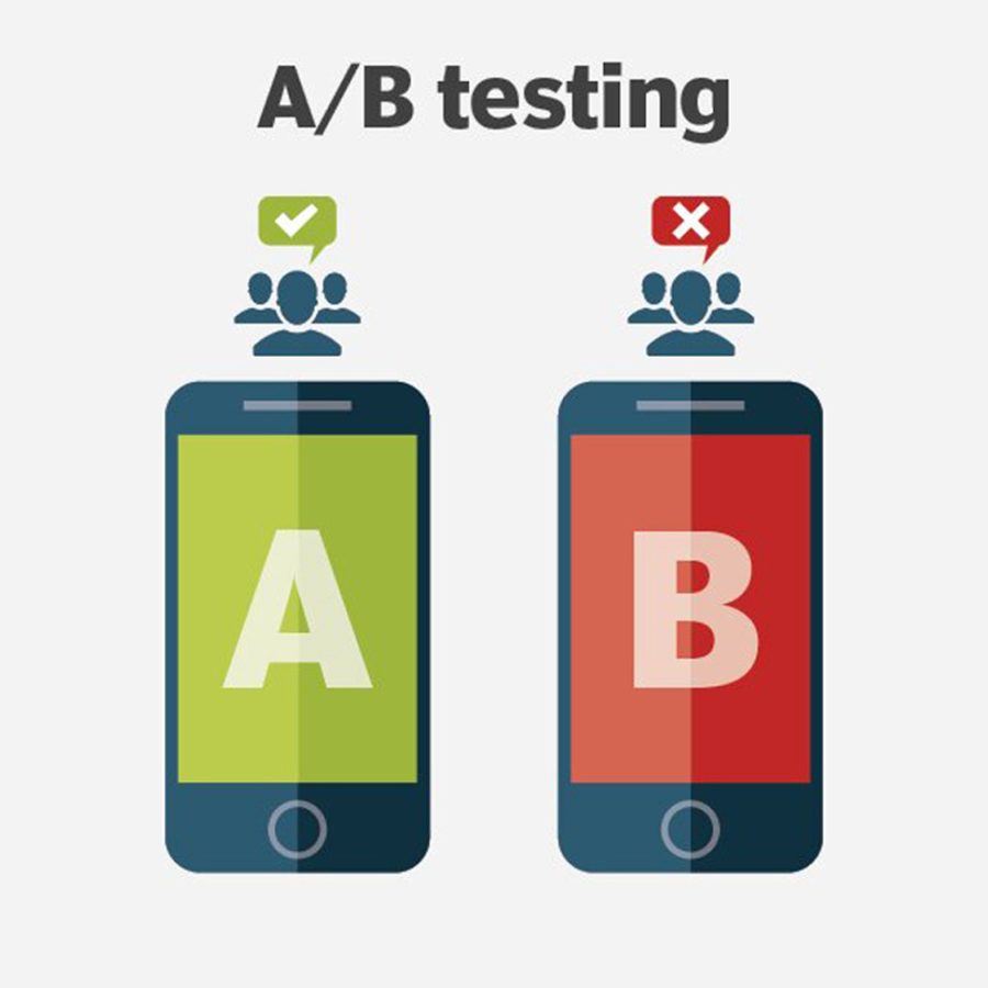 A/B testing experiment visualization comparing variations to validate performance and optimize digital strategy systems