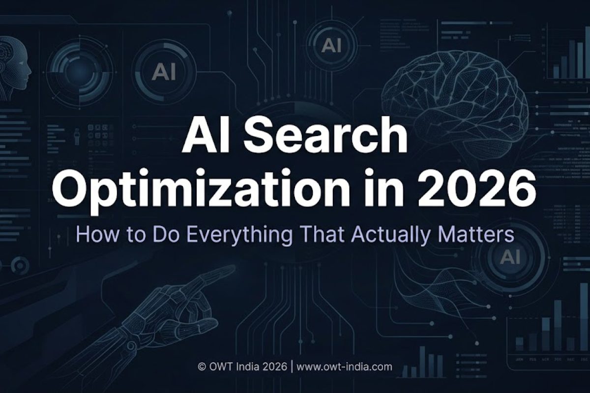 AI search optimization guide 2026 showing 10 practical how-to frameworks for entity authority, content structure, and AI search visibility