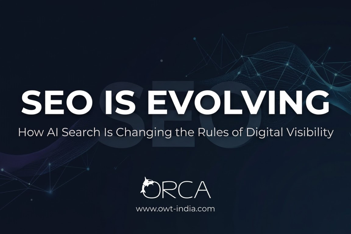 SEO is evolving infographic showing how AI search is changing digital visibility